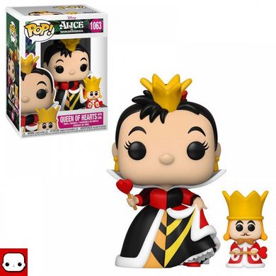 ФІГУРКА FUNKO POP ALICE IN WONDERLAND 70TH - QUEEN OF HEARTS WITH KING / ФАНКО ПОП АЛІСА В ЗАДЗЕРКАЛЛІ - ЧЕРВОНА КОРОЛЕВА І КОРОЛЬ