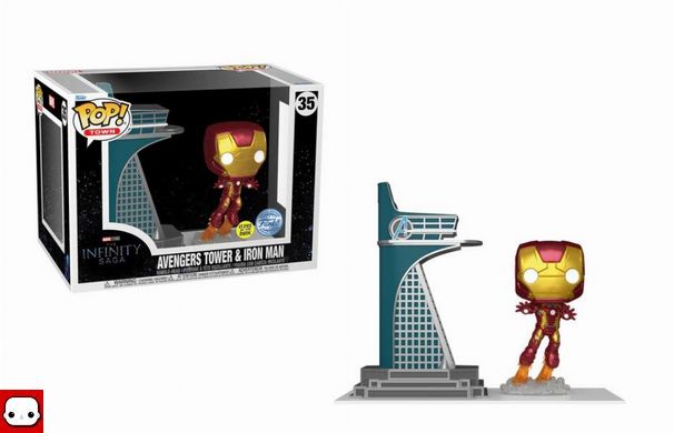 ФІГУРКА FUNKO POP AVENGERS TOWER & IRON MAN / ФАНКО ПОП МЕСНИКИ - ЗАЛІЗНА ЛЮДИНА