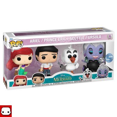 ФІГУРКА FUNKO POP 4 PACK THE LITTLE MERMAID / ФАНКО ПОП РУСАЛОНЬКА