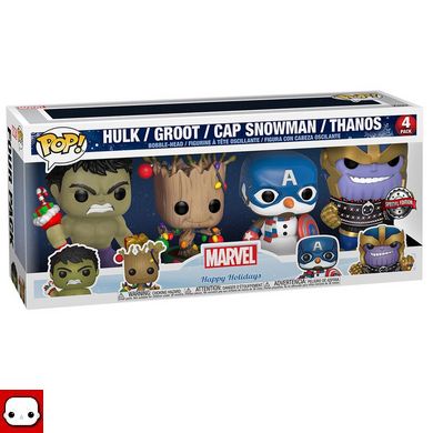 ФІГУРКА FUNKO POP 4 PACK MARVEL HOLIDAY / ФАНКО ПОП МАРВЕЛ СВЯТКОВІ