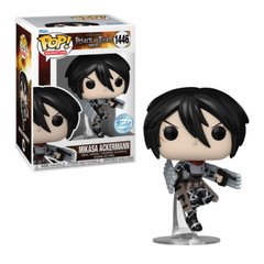 ФІГУРКА FUNKO POP ATTACK ON TITAN - MIKASA ACKERMAN (METALLIC) / ФАНКО ПОП АТАКА НА ТИТАНІВ - МІКАСА АККЕРМАН (МЕТАЛЛІК)