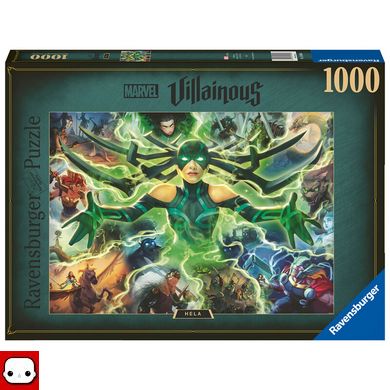 PUZZLE HELA VILLAINOUS MARVEL 1000pzs / ПАЗЛИ МАРВЕЛ ХЕЛА 1000шт