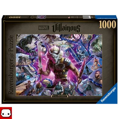 PUZZLE KILLMONGER VILLAINOUS MARVEL 1000pzs / ПАЗЛИ МАРВЕЛ КІЛЛМОНГЕР 1000шт