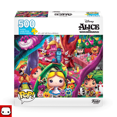 PUZZLE FUNKO POP ALICE IN WONDERLAND 500pzs / ПАЗЛИ ФАНКО ПОП АЛІСА В КРАЇНІ ЧУДЕС 500шт