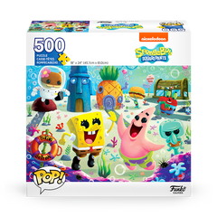 PUZZLE FUNKO POP SPONGEBOB 500pzs / ПАЗЛИ ФАНКО ПОП ГУБКАБОБ 500шт