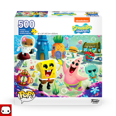 PUZZLE FUNKO POP SPONGEBOB 500pzs / ПАЗЛИ ФАНКО ПОП ГУБКАБОБ 500шт