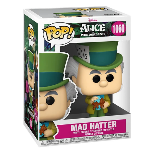 ФИГУРКА POP ALICE IN WONDERLAND 70TH - MAD HATTER / ФАНКО ПОП АЛИСА В ЗАЗЕРКАЛЬЕ - БЕЗУМНЫЙ ШЛЯПНИК