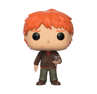ФІГУРКА FUNKO POP HARRY POTTER - RON WEASLEY / ФАНКО ПОП ГАРРІ ПОТТЕР - РОН УІЗЛІ З МИШКОЮ