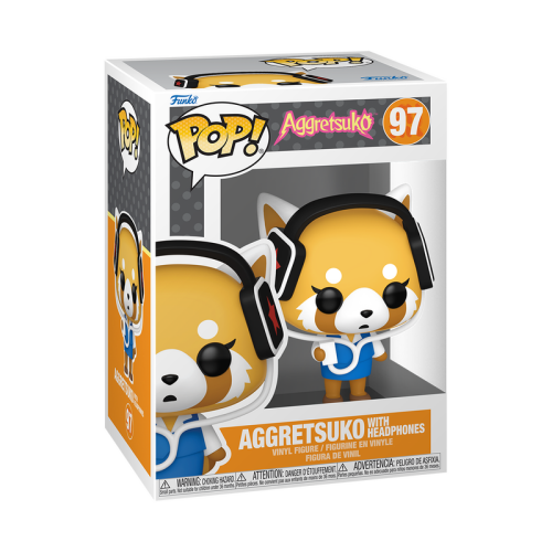 ФІГУРКА FUNKO POP AGGRETSUKO WITH HEADPHONES / ФАНКО ПОП АГРЕЦУКО З НАВУШНИКАМИ