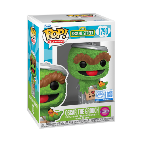ФІГУРКА FUNKO POP Sesame Street - Oscar the Grouch (Flocked) / ФАНКО ПОП ВУЛИЦЯ СЕЗАМ - ОСКАР ФІГУРКА FUNKO POP Sesame Street - Oscar the Grouch (Flocked) / ФАНКО ПОП ВУЛИЦЯ СЕЗАМ - ОСКАР