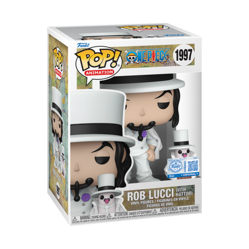 ФІГУРКА FUNKO POP One Piece - Rob Lucci with Hattori