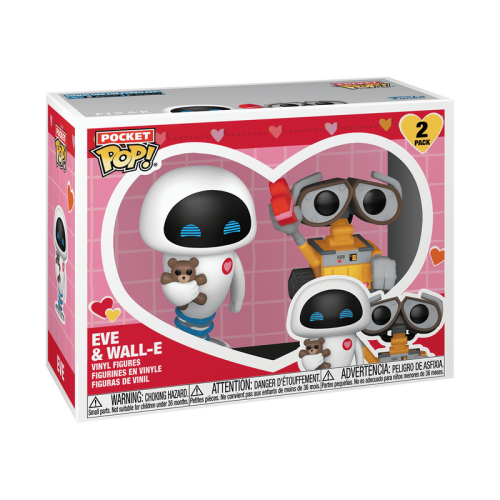 POCKET POP! EVE & WALL-E / МІНІ ФІГУРКИ ФАНКО ПОП: ЄВА ТА ВОЛЛІ