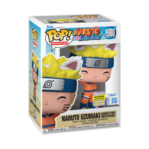 ФІГУРКА FUNKO POP Naruto - Naruto Uzumaki (Sasuke’s Paw Encyclopedia)
