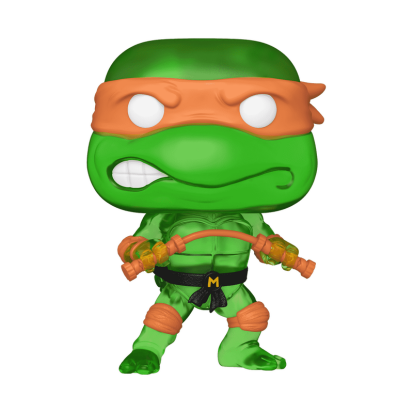 ФІГУРКА FUNKO POP Teenage Mutant Ninja Turtles - Michelangelo (Translucent Green) - фото 1 ФІГУРКА FUNKO POP Teenage Mutant Ninja Turtles - Michelangelo (Translucent Green) - фото 1