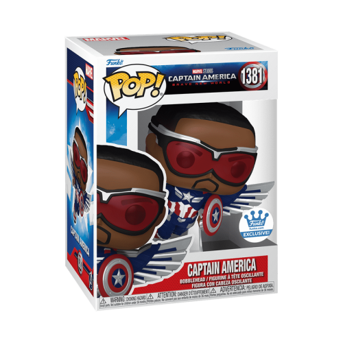 ФІГУРКА FUNKO POP Marvel - Captain America (Sam Wilson) (Flying) ФІГУРКА FUNKO POP Marvel - Captain America (Sam Wilson) (Flying)