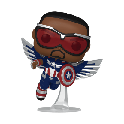 ФІГУРКА FUNKO POP Marvel - Captain America (Sam Wilson) (Flying) - фото 1