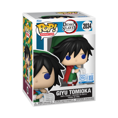 ФІГУРКА FUNKO POP Demon Slayer - Giyu Tomioka (Holiday Outfit) ФІГУРКА FUNKO POP Demon Slayer - Giyu Tomioka (Holiday Outfit)