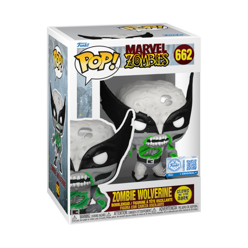 ФІГУРКА FUNKO POP Marvel - Zombie Wolverine (Black & White) (Glow) ФІГУРКА FUNKO POP Marvel - Zombie Wolverine (Black & White) (Glow)