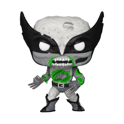 ФІГУРКА FUNKO POP Marvel - Zombie Wolverine (Black &amp; White) (Glow) - фото 1