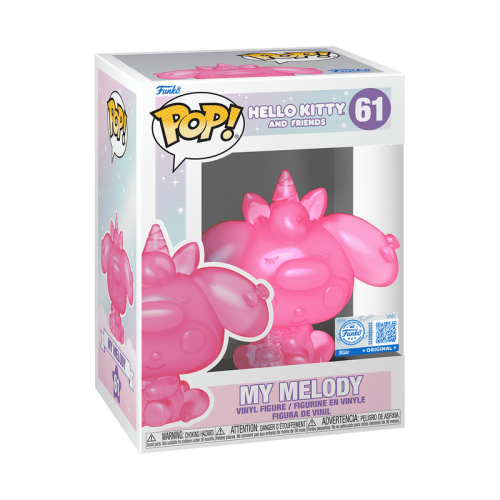 ФІГУРКА FUNKO POP Sanrio - My Melody (Translucent Pink) ФІГУРКА FUNKO POP Sanrio - My Melody (Translucent Pink)