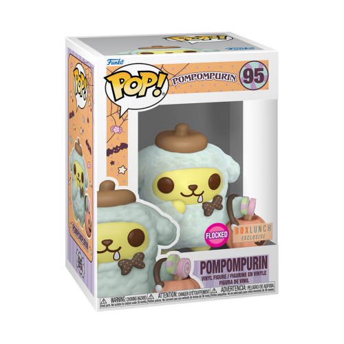Sanrio Pop! Pompompurin with Pumpkin Bucket (Flocked)