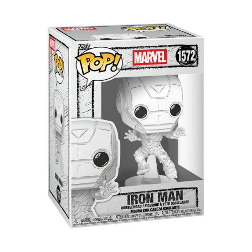 ФІГУРКА FUNKO POP MARVEL - Iron Man (Sketched Deco) / ФАНКО МАРВЕЛ - ЗАЛІЗНА ЛЮДИНА - фото 2
