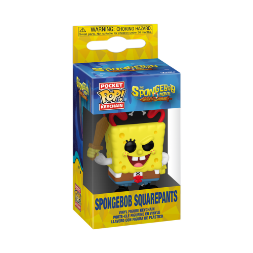 ФІГУРКА FUNKO POP Nickelodeon - Keychain SpongeBob SquarePants (Pirate) / ФАНКО НІКЕЛОДІАН - БРЕЛОК ГУБКА БОБ ПІРАТ