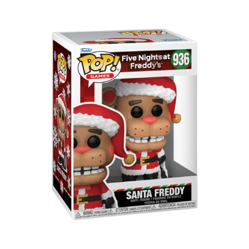 ФІГУРКА FUNKO POP FIVE NIGHTS AT FREDDY'S (FNAF) - FREDDY / ФАНКО ПОП П'ЯТЬ НОЧЕЙ З ФРЕДДІ (ФНАФ) - ФРЕДДІ САНТА