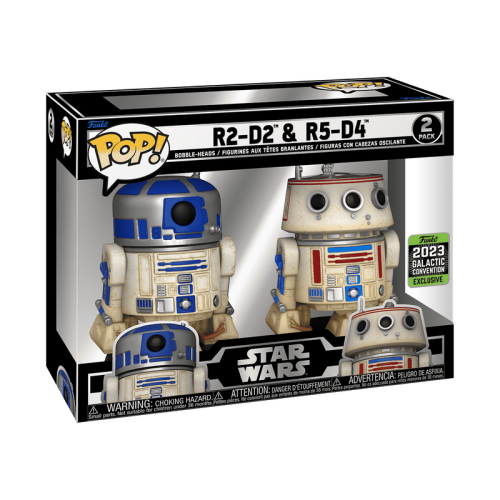 ФІГУРКА FUNKO POP 2 PACK STAR WARS - R2-D2 & R5-D4 / ФАНКО ПОП ДВОПАК ЗОРЯНІ ВІЙНИ - R2-D2 ТА R5-D4