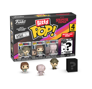 ФІГУРКИ FUNKO BITTY POP STRANGER THINGS - HOPPER, JOYCE,DEMOGORGON / ФАНКО БІТТІ ПОП ДИВНІ ДИВА - ХОПЕР, ДЖОЙС, ДЕМОГОРГОН