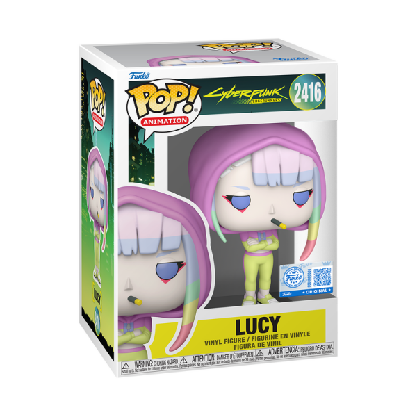ФІГУРКА FUNKO POP CYBERPUNK - LUCY IN HOODIE / ФАНКО ПОП КІБЕРПАНК - ЛЮСІ