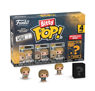 ФІГУРКИ FUNKO BITTY POP LORD OF THE RINGS - SAMWISE GAMGEE, PIPPIN TOOK, MERRY BRANDYBUCK / ФАНКО БІТТІ ПОП ВОЛОДАР ПЕРСНІВ - СЕМ, ПІПН, МЕРІ