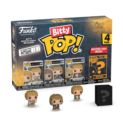 ФІГУРКИ FUNKO BITTY POP LORD OF THE RINGS - SAMWISE GAMGEE, PIPPIN TOOK, MERRY BRANDYBUCK / ФАНКО БІТТІ ПОП ВОЛОДАР ПЕРСНІВ - СЕМ, ПІПН, МЕРІ - фото 1