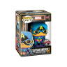 ФИГУРКА POP BLACK LIGHT MARVEL - CAPTAIN AMERICA / ФАНКО ПОП КАПИТАН АМЕРИКА - фото 2