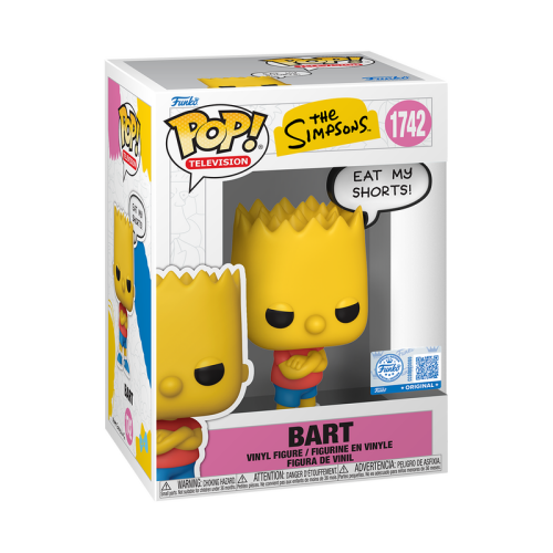 ФИГУРКА FUNKO POP THE SIMPSONS - SIMPSON (Eat My Short) / ФАНКО ПОП СИМПСОНЫ - БАРТ СИМПСОН ФИГУРКА FUNKO POP THE SIMPSONS - SIMPSON (Eat My Short) / ФАНКО ПОП СИМПСОНЫ - БАРТ СИМПСОН