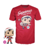 ФУТБОЛКА ТА ФІГУРКА FUNKO POP SUPERMAN (SIZE M) / ФАНКО ПОП СУПЕРМЕН (РОЗМІР М) - фото 1