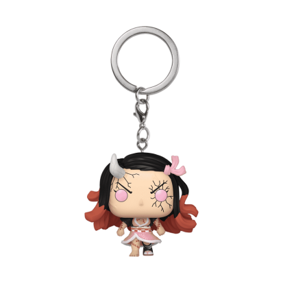 FUNKO POCKET POP! KEYCHAIN: DEMON SLAYER - NEZUKO KAMADO / БРЕЛОК ФАНКО ПОП: КЛИНОК, ЩО ЗНИЩУЄ ДЕМОНІВ - НЕЗУКО КАМАДО - фото 1