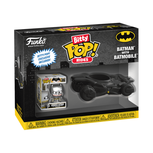 ФІГУРКА FUNKO BITTY POP RIDES - BATMAN WITH BATMOBILE / ФАНКО БІТТІ ПОП БЕТМЕН