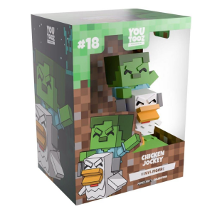 ФИГУРКА YOUTOOZ MINECRAFT - CHICKEN JOCKEY / ЮТУЗ МАЙНКРАФТ - ЗОМБИ-НАЕЗДНИК