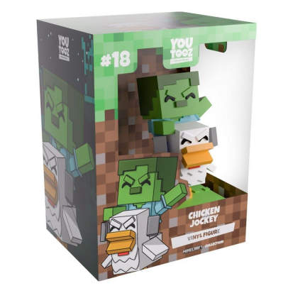 ФИГУРКА YOUTOOZ MINECRAFT - CHICKEN JOCKEY / ЮТУЗ МАЙНКРАФТ - ЗОМБИ-НАЕЗДНИК - фото 1
