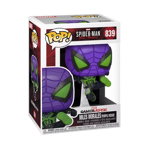 ФИГУРКА FUNKO POP SPIDER-MAN MILES MORALES GAME (PURPLE REIGN) / ФАНКО ПОП ЧЕЛОВЕК-ПАУК МАЙЛЗ МОРАЛЕС