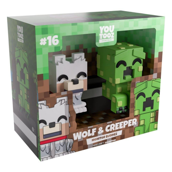 ФІГУРКА YOUTOOZ MINECRAFT - WOLF AND CREEPER / ЮТУЗ МАЙНКРАФТ - ВОВК ТА КРІПЕР
