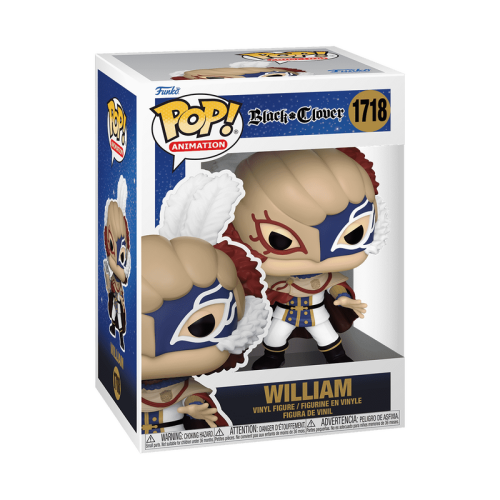 ФИГУРКА FUNKO POP BLACK CLOVER - WILLIAM / ФАНКО ПОП ЧЕРНЫЙ КЛЕВЕР - ВИЛЬЯМ