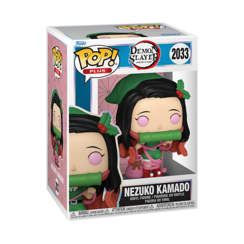 ФИГУРКА FUNKO POP DEMON SLAYER - NEZUKO (HOLIDAY OUTFIT) / ФАНКО ПОП КЛИНОК РАССЕКАЮЩИЙ ДЕМОНОВ - НОВОГОДНЯЯ НЕЗУКО