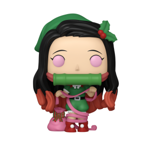 ФИГУРКА FUNKO POP DEMON SLAYER - NEZUKO (HOLIDAY OUTFIT) / ФАНКО ПОП КЛИНОК РАССЕКАЮЩИЙ ДЕМОНОВ - НОВОГОДНЯЯ НЕЗУКО