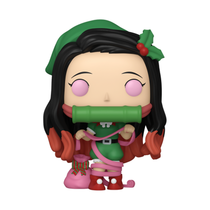ФИГУРКА FUNKO POP DEMON SLAYER - NEZUKO (HOLIDAY OUTFIT) / ФАНКО ПОП КЛИНОК РАССЕКАЮЩИЙ ДЕМОНОВ - НОВОГОДНЯЯ НЕЗУКО - фото 1