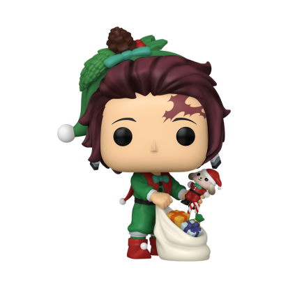 ФИГУРКА FUNKO POP DEMON SLAYER - TANJIRO (HOLIDAY OUTFIT) / ФАНКО ПОП КЛИНОК РАССЕКАЮЩИЙ ДЕМОНОВ - НОВОГОДНИЙ ТАНДЖИРО - фото 1