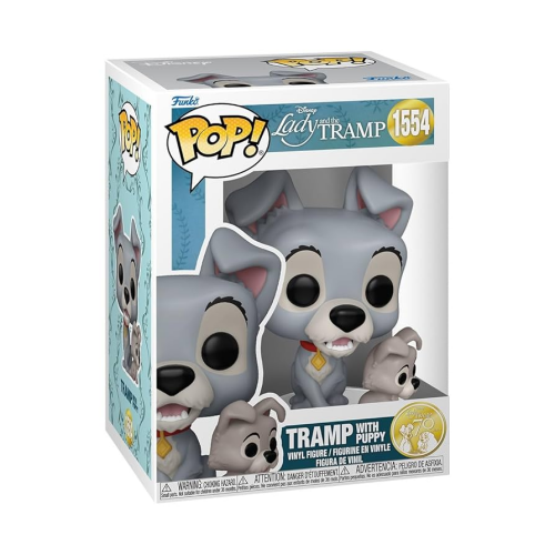 ФІГУРКА FUNKO POP LADY AND THE TRAMP - TRAMP WIYH PUPPY / ФАНКО ПОП ЛЕДІ Й БЛУДЬКО - БЛУДЬКО З ЦУЦЕНЯМ
