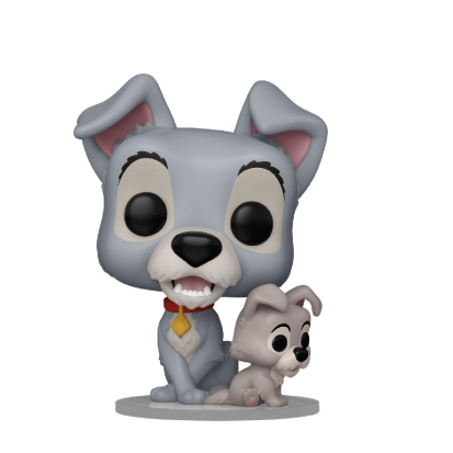ФІГУРКА FUNKO POP LADY AND THE TRAMP - TRAMP WIYH PUPPY / ФАНКО ПОП ЛЕДІ Й БЛУДЬКО - БЛУДЬКО З ЦУЦЕНЯМ - фото 1