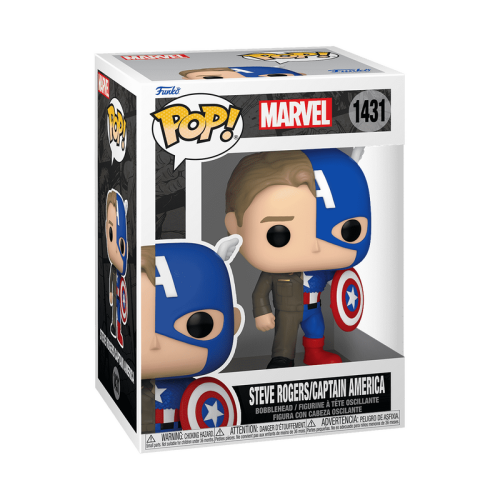 ФИГУРКА FUNKO POP STEVE ROGERS - CAPTAIN AMERICA / ФАНКО ПОП СТИВ РОДЖЕРС - КАПИТАН АМЕРИКА